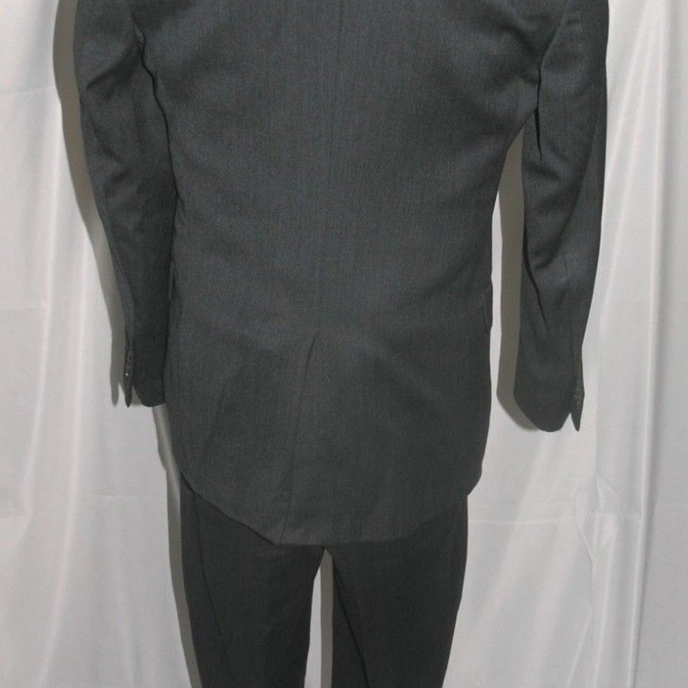 Dolce & Gabbana Three Button Flat Front Suit 40r - image 3